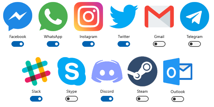 Choose from top chat apps